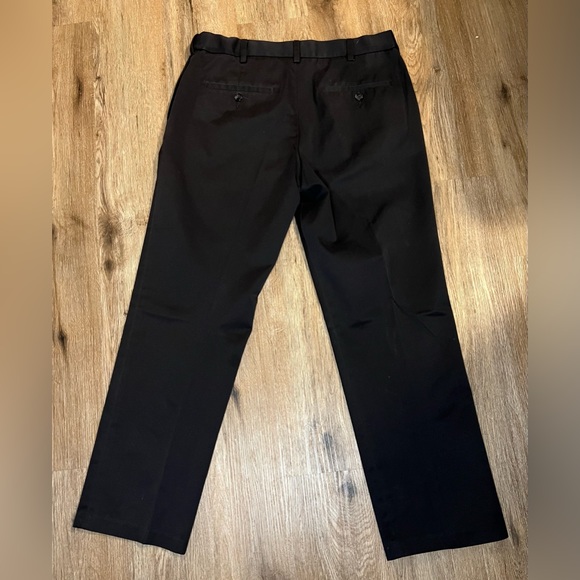 Perry Ellis Portfolio Black Men’s Dress Pants Flat Front Size 33x29 Business - Picture 4 of 10